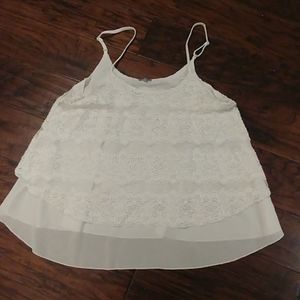 White lace top
